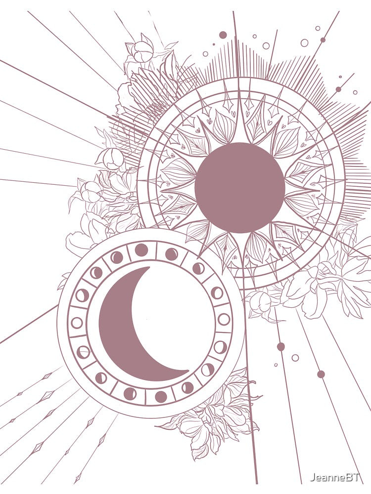 Sun and moon by JeanneBT