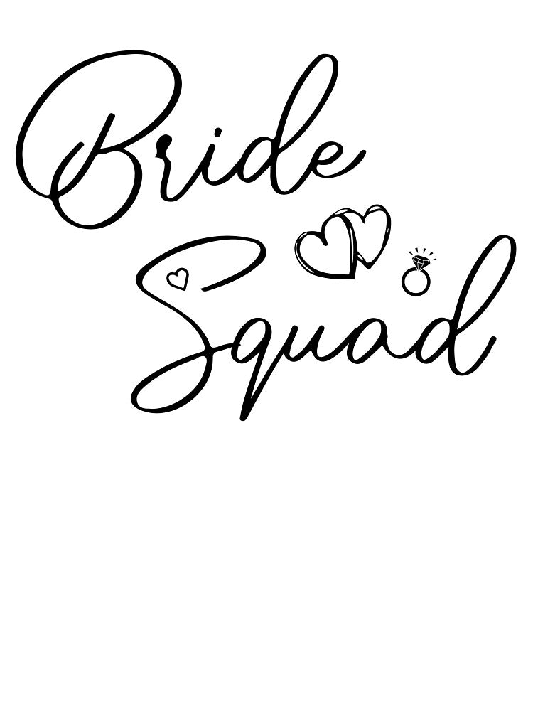 Bachelorette Party Bride Squad Bridesmaid Bridal - Family by Blackewhite