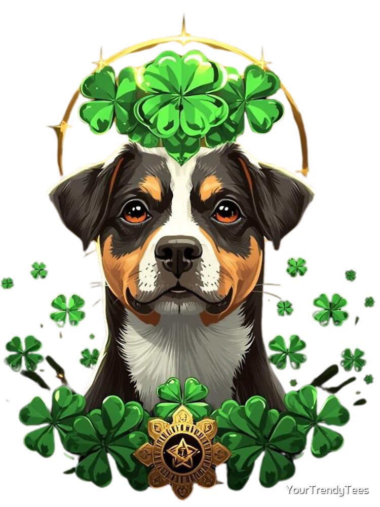 Dog food tester – Funny St. Patrick’s Dog 4D Design by YourTrendyTees