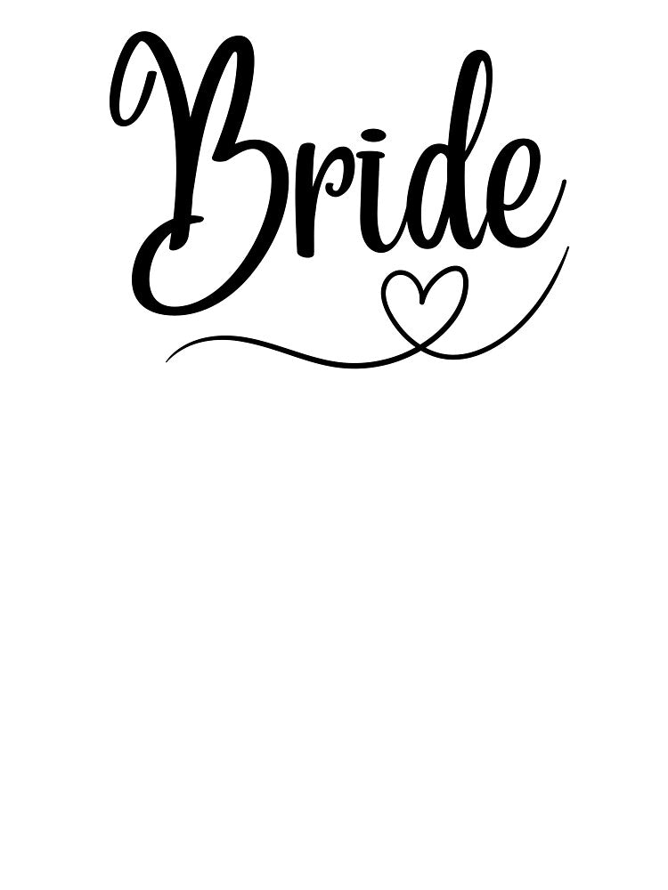Bride To Be | Bridal Party Wedding Celebration Design by highflycrafts