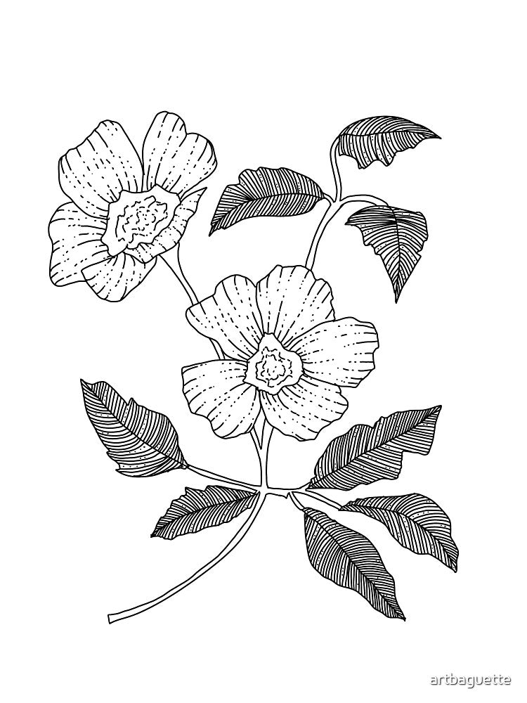 Simple Flowers by artbaguette