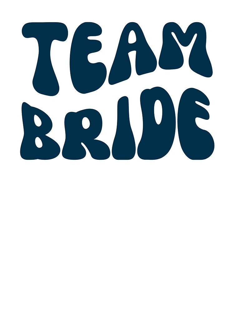 Team Bride Bachelorette Party Blue by NessiCreates