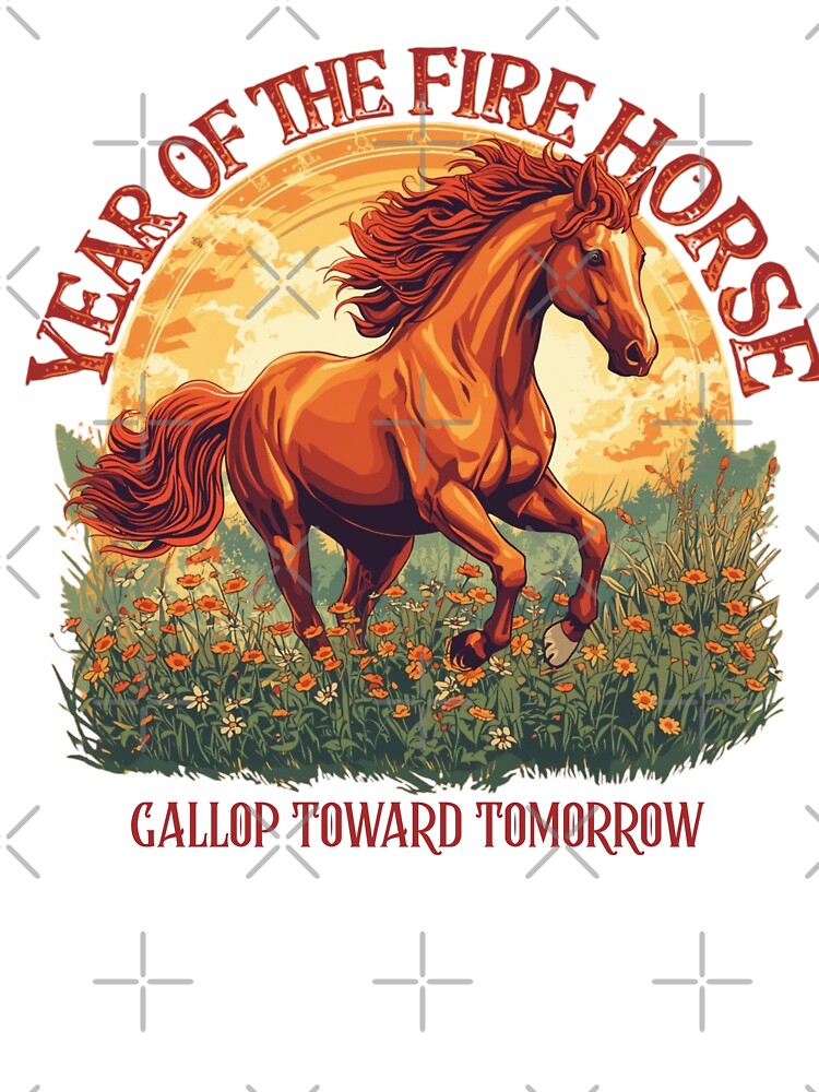 Year of the Fire Horse Gallop Art by EmpoweredEchoesSpirit