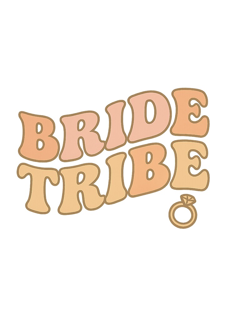Bride Tribe Retro Pastel Bachelorette by shinelikevenus