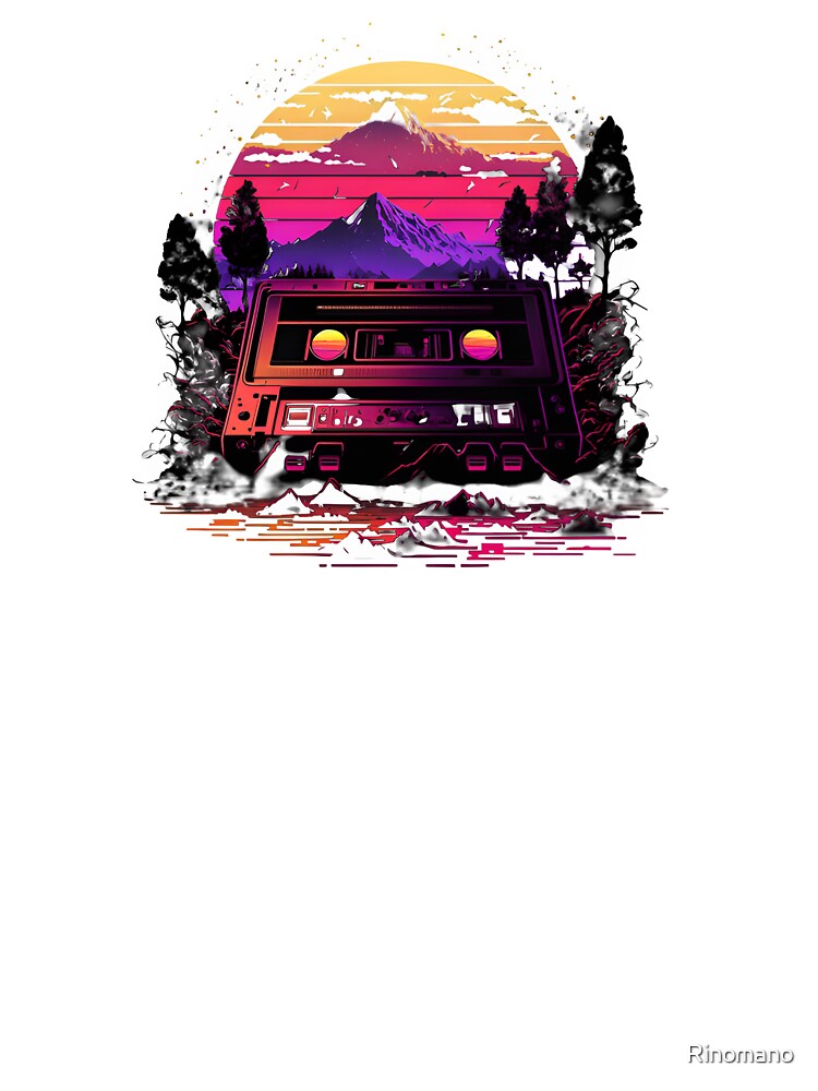 80s Rock Music T-Shirt by Rinomano