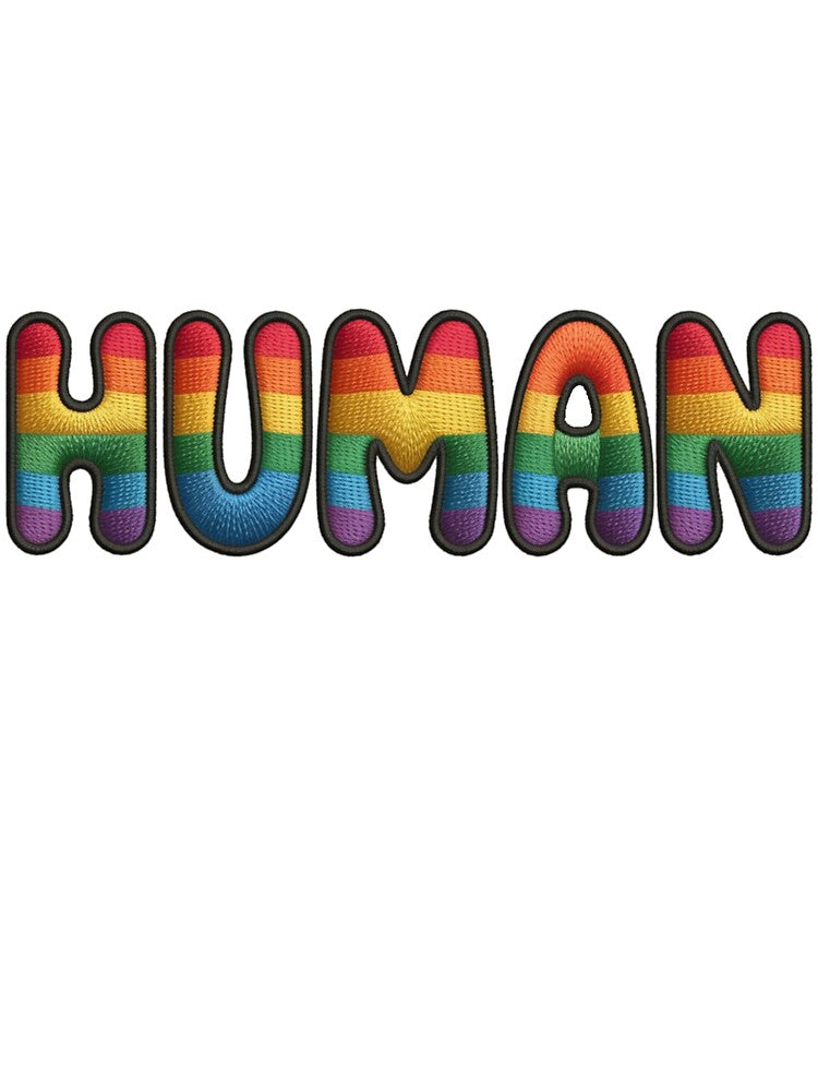 Human Embroidery Pride Design by NatArtSA
