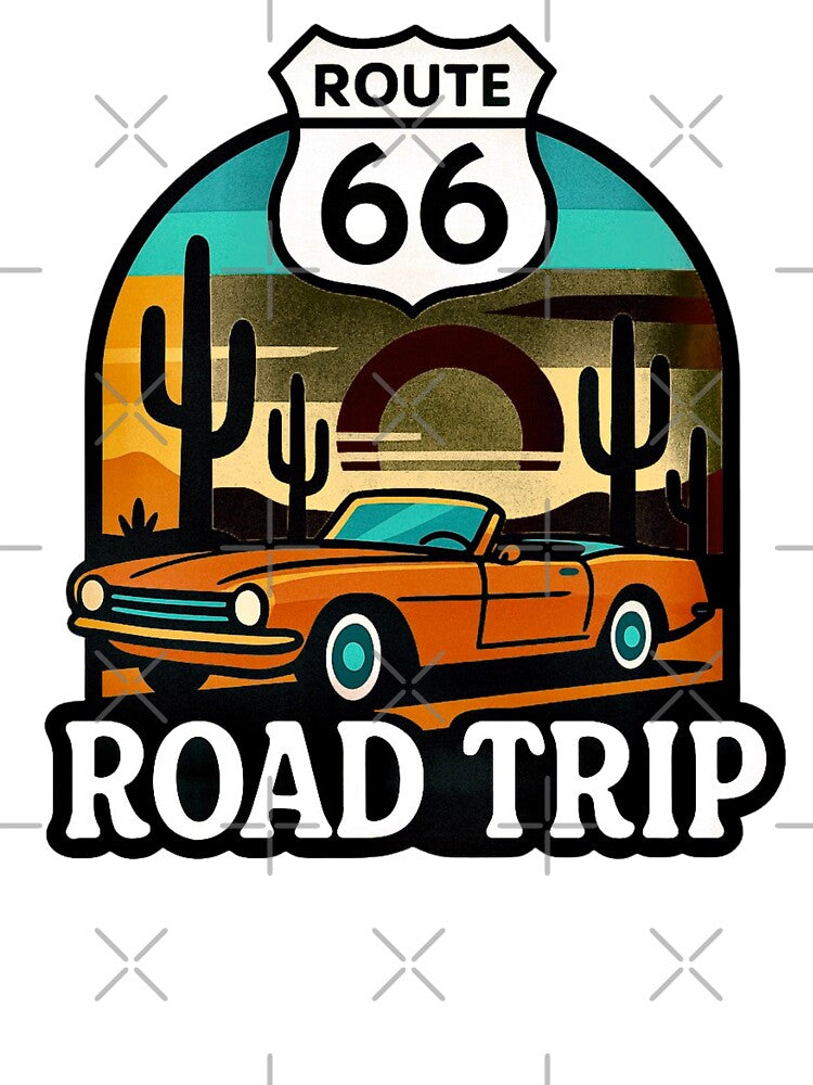 Route 66 - Road Trip by Myra365Art