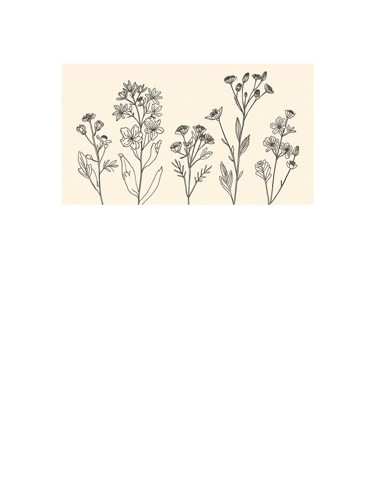 Botanical Line Art by photoaestheticstudios