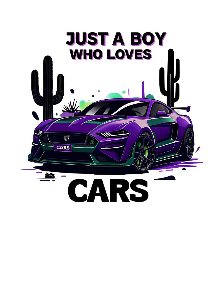 Just a boy who love cars by DragonPurple