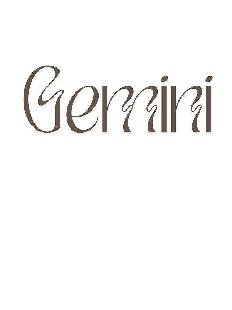 Retro Gemini Zodiac Sign Aesthetic Graphic by pahu99