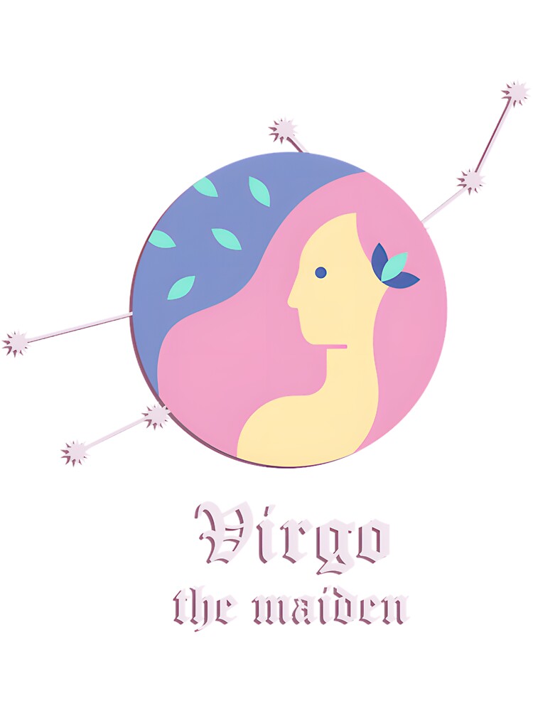 Virgo The Maiden Zodiac Constellation Art by akeefembudoj