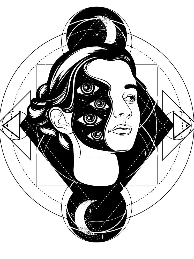 I Am The Middle Of The Universe | Perfect For Your Goth, Wiccan, Alternative Friends by LemonDemonzzz
