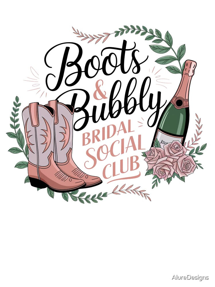 Bridal Social Club, Boots and Bubbly by AlureDesigns