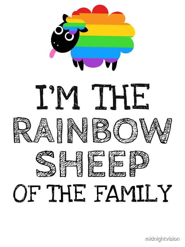 I'm the Rainbow Sheep Of The Family - Pride aesthetic by midnightvision