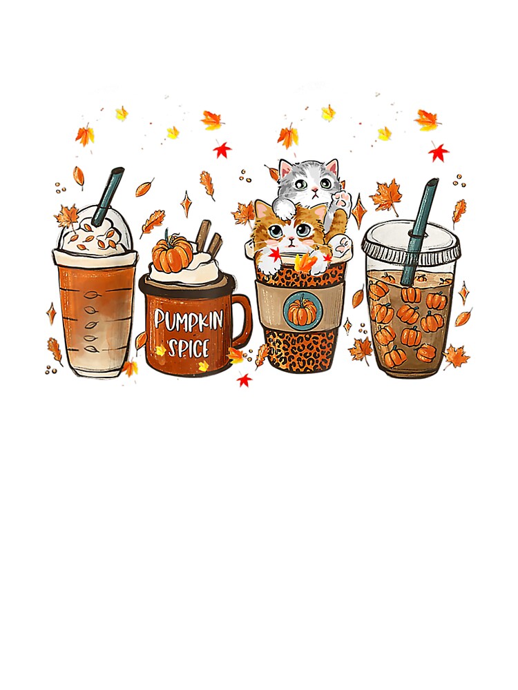 Fall Coffee Pumpkin Spice Latte Iced by RiotsElsaStore