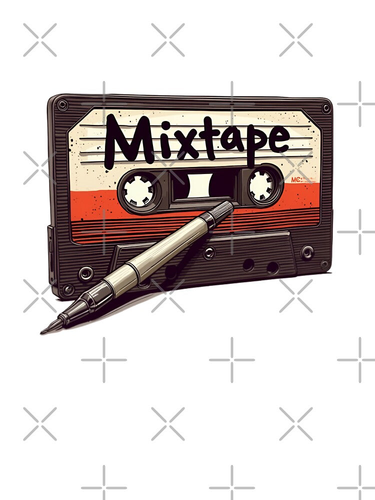 Retro Cassette Mixtape by Jollys-ArtShop