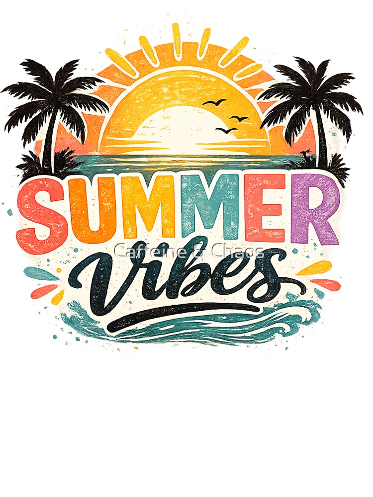 Summer Vibes by Caffeine & Chaos