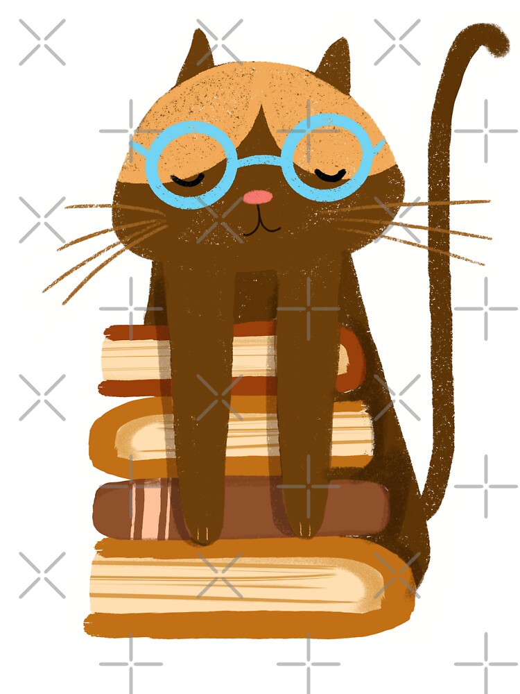 Back to School Cat sticker – Cute Kitty by Pragatee