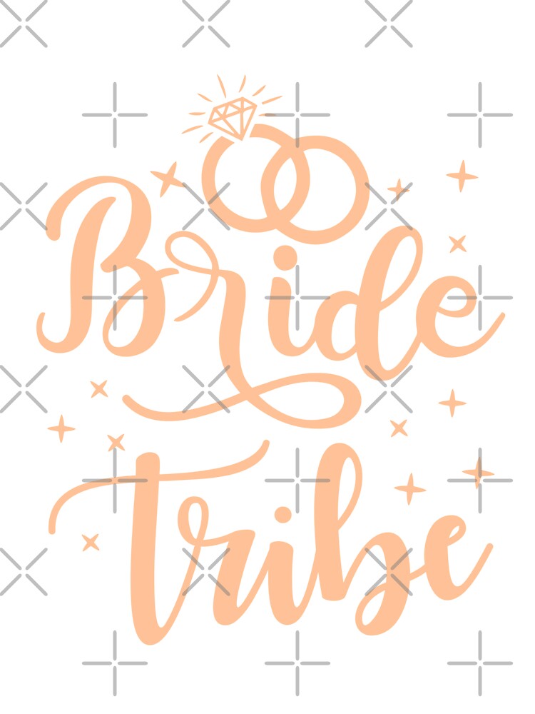Bride Tribe Bachelorette Bridal Party Fun Graphic Shirt by Flashy Flamingo