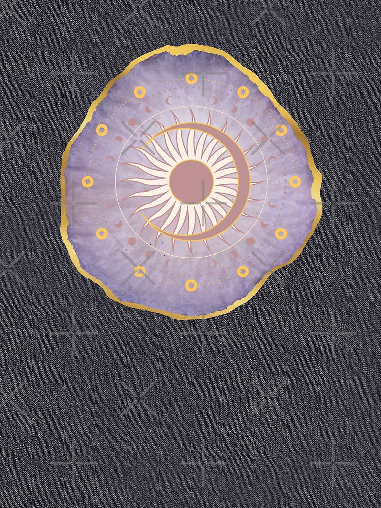 Celestial Sliced Amethyst Agate by fadedsprings