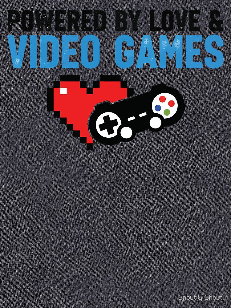 Pixel Love Video Games Controller Heart by Snout & Shout.