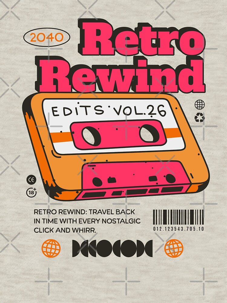 Retro Cassette Tape for Retro Music Lovers by Mariana Piana