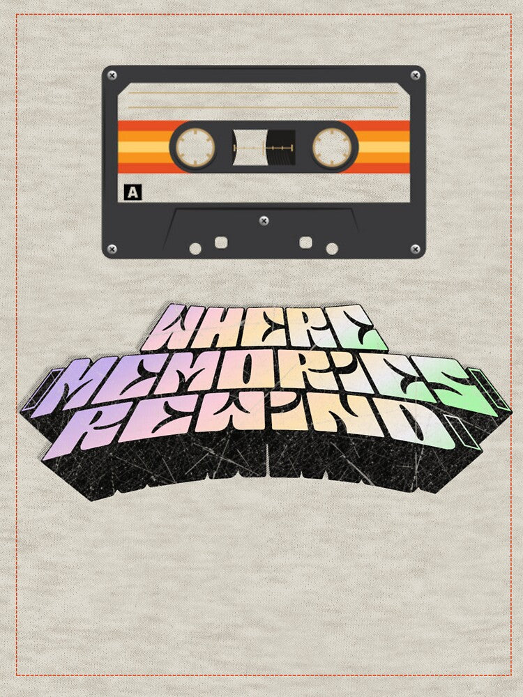 Retro Cassette Tape - Where Memories Rewind by rekan.design