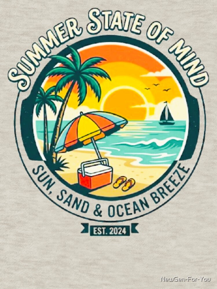 Summer State of Mind Beach Scene by NewGen-For-You