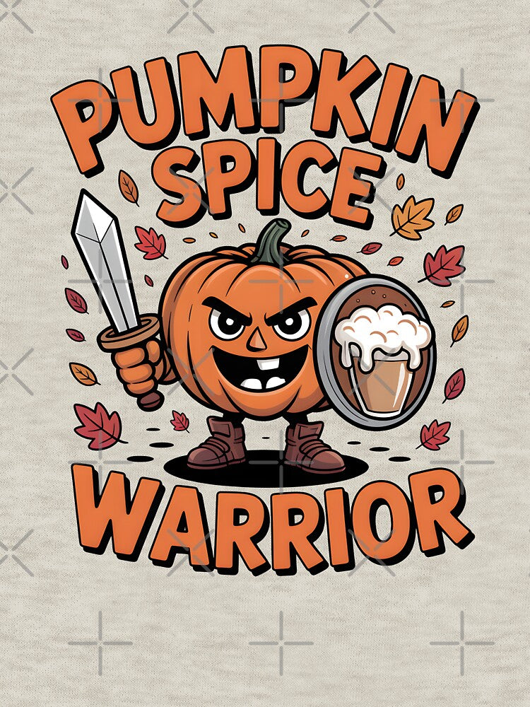 Pumpkin Spice Warrior - Bold and Fun Fall Design by Jollys-ArtShop