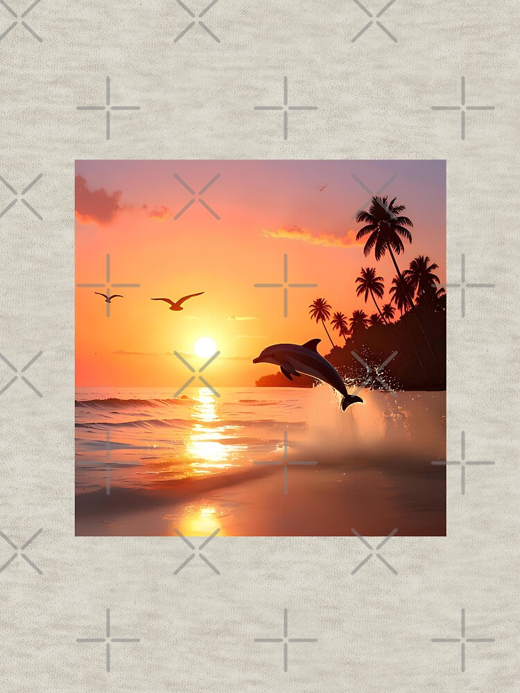 Dolphin in the sunset by Creative Visualize