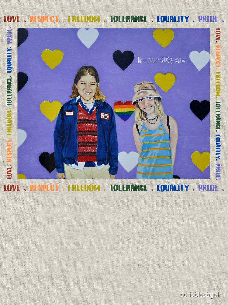 In Our 90s Era. (LGBTQIA+ Pride) by scribblesbyelr