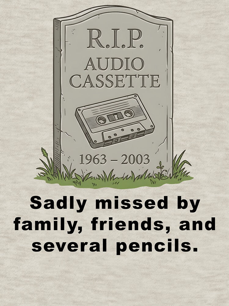 Tombstone for audio cassette by Skeezix-66