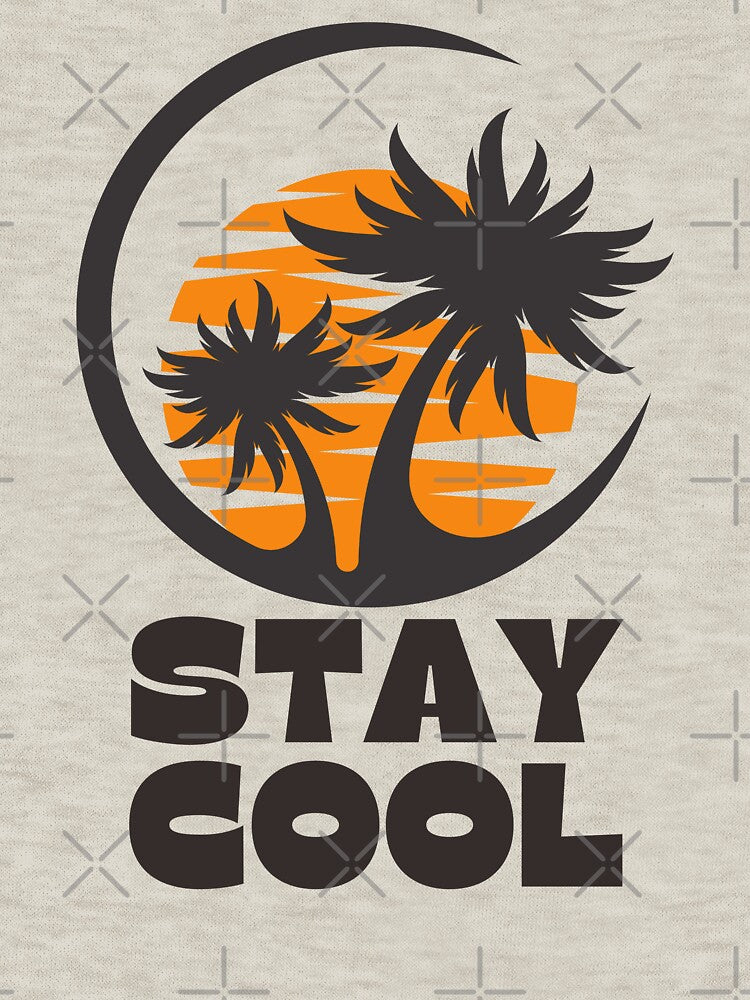 Stay Cool Tropical Sunset by Hill Strom