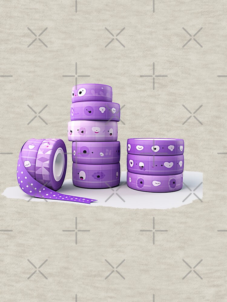 rolls of purple tape by MilkyBerryShop