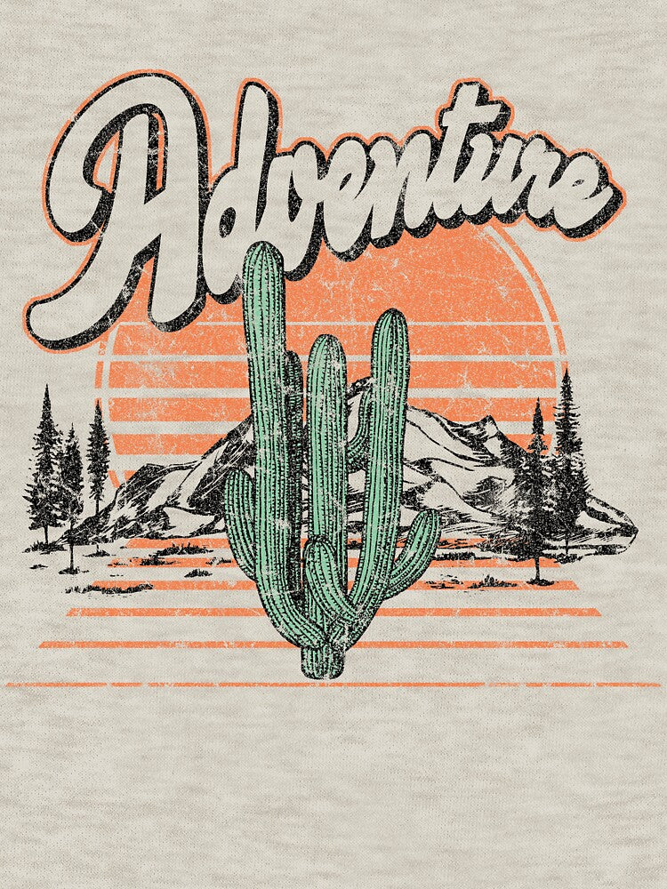 Adventure Desert Sunset Vintage Design by The secret storage room