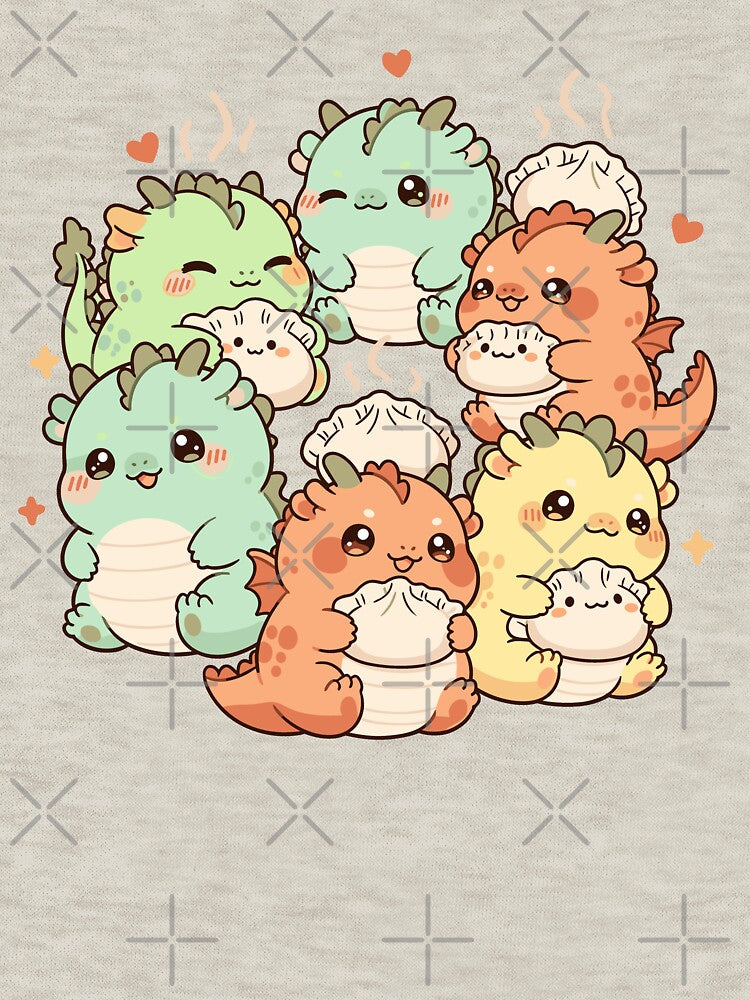 Dumpling Dragons – Kawaii Baby Dragon Feast by Rotten Potatos