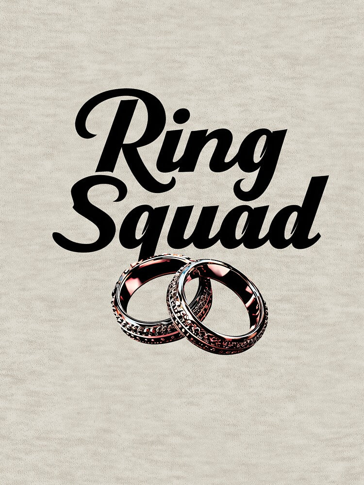 "Ring Squad – Bridal Party Print" by GoxyVision