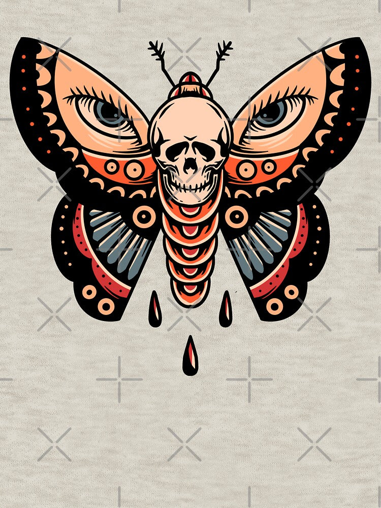 Butterfly Skull by helenafeyre