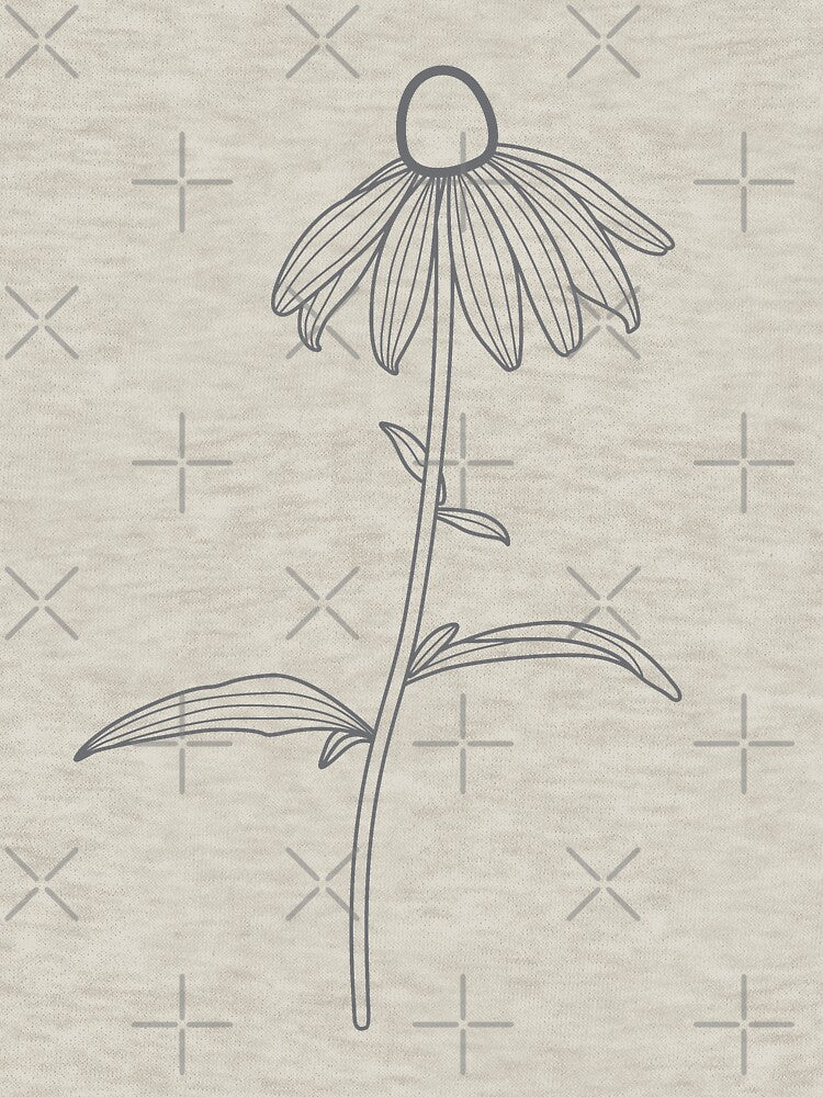 Rudbeckia. Minimalist Flower Line Art by RPuniquedesigns