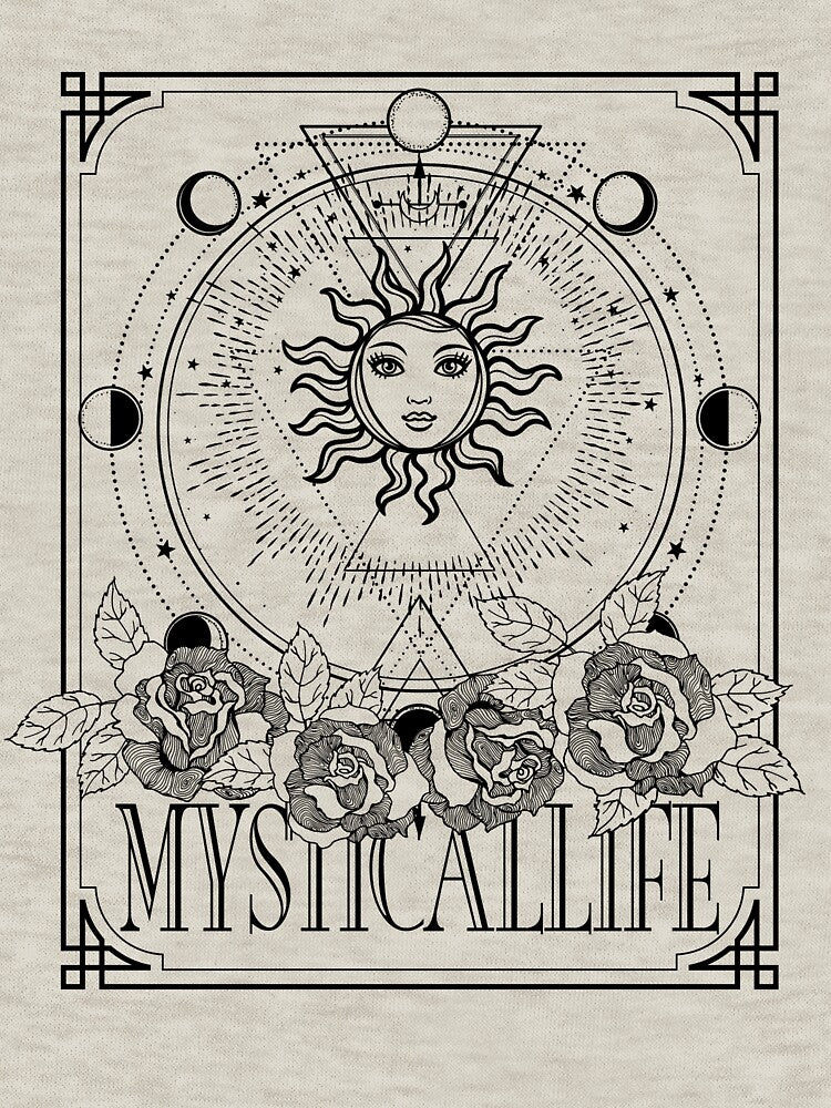 Mystical Life Tarot Celestial Sun Moon Roses by The secret storage room