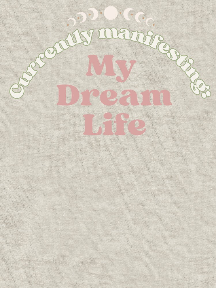 Currently Manifesting: My Dream Life | Manifestation Shirt, Meditation Sticker, Positive Vibes Gift by Sacred by SugarDeen