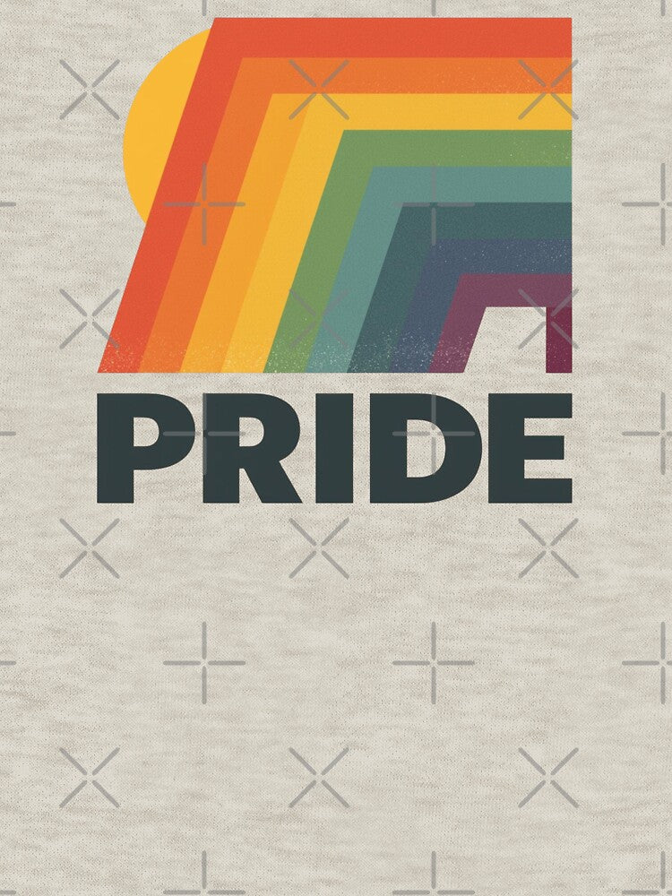 Retro Rainbow PRIDE – Modern LGBTQ+ Pride Art by SimplyJasper