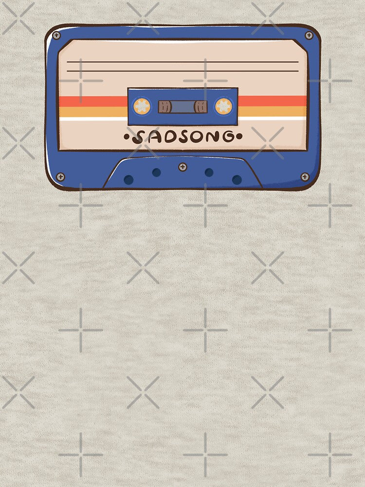 sad song cassette tape by YQvibe Studio