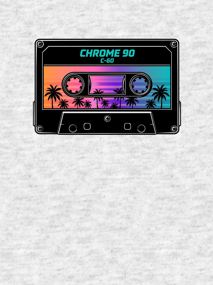 Retro Cassette Tape Vaporwave Sunset 80s by Ameir12