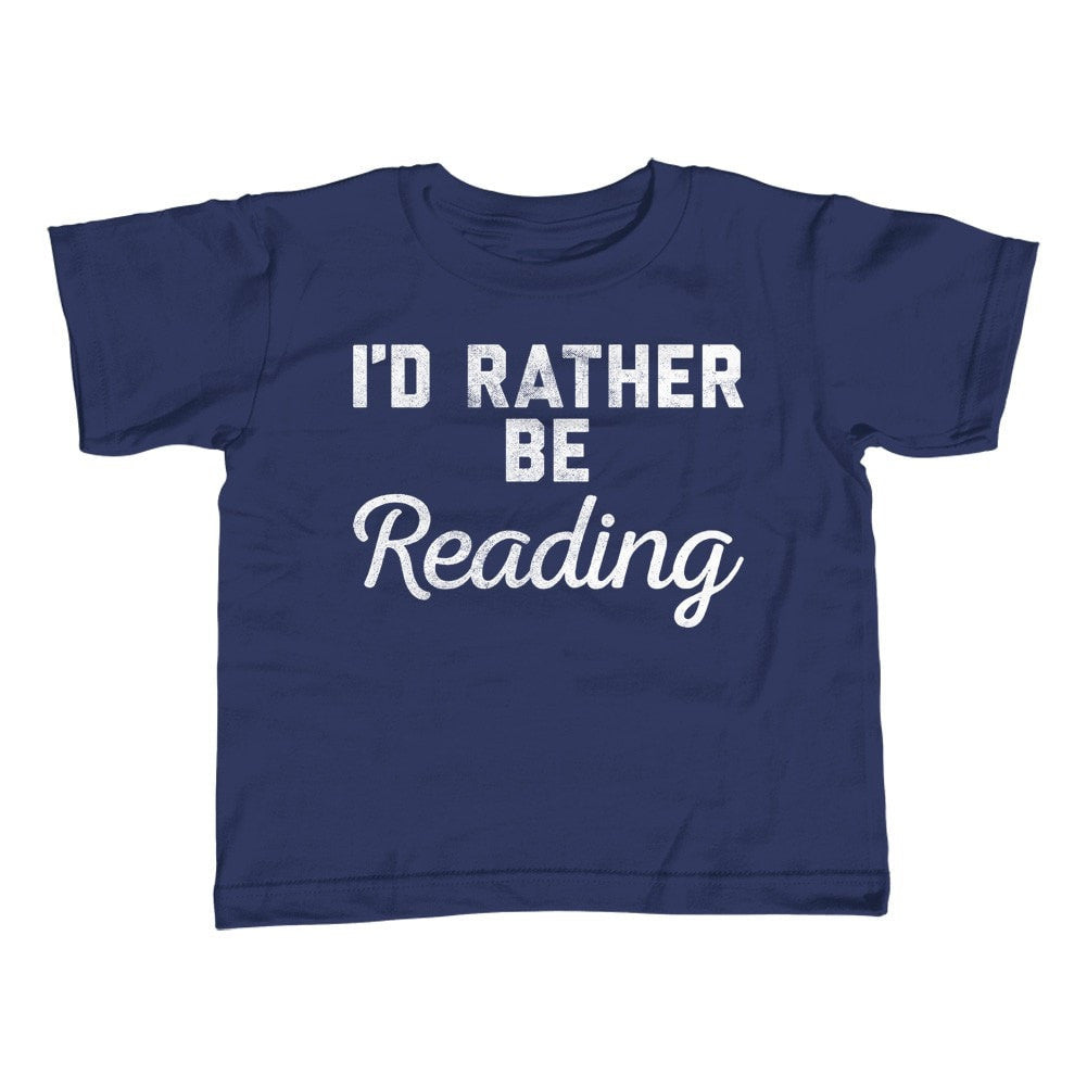 Girl's I'd Rather Be Reading T-Shirt - Unisex Fit
