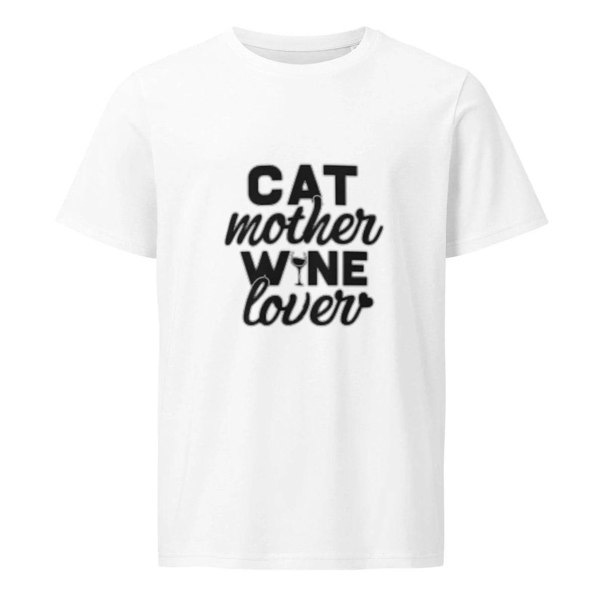 Cat Mother Wine Lover Graphic T-Shirt - Women's S-XL - Cute Pet Parent Top New