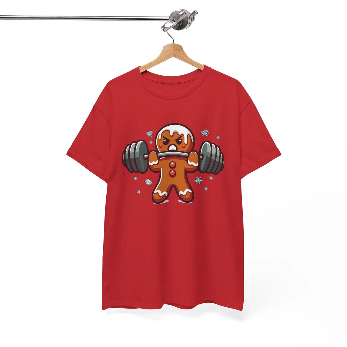 Gingerbread Gym Gains funny shirt | Gym Life Workout | Strength Training Shirt