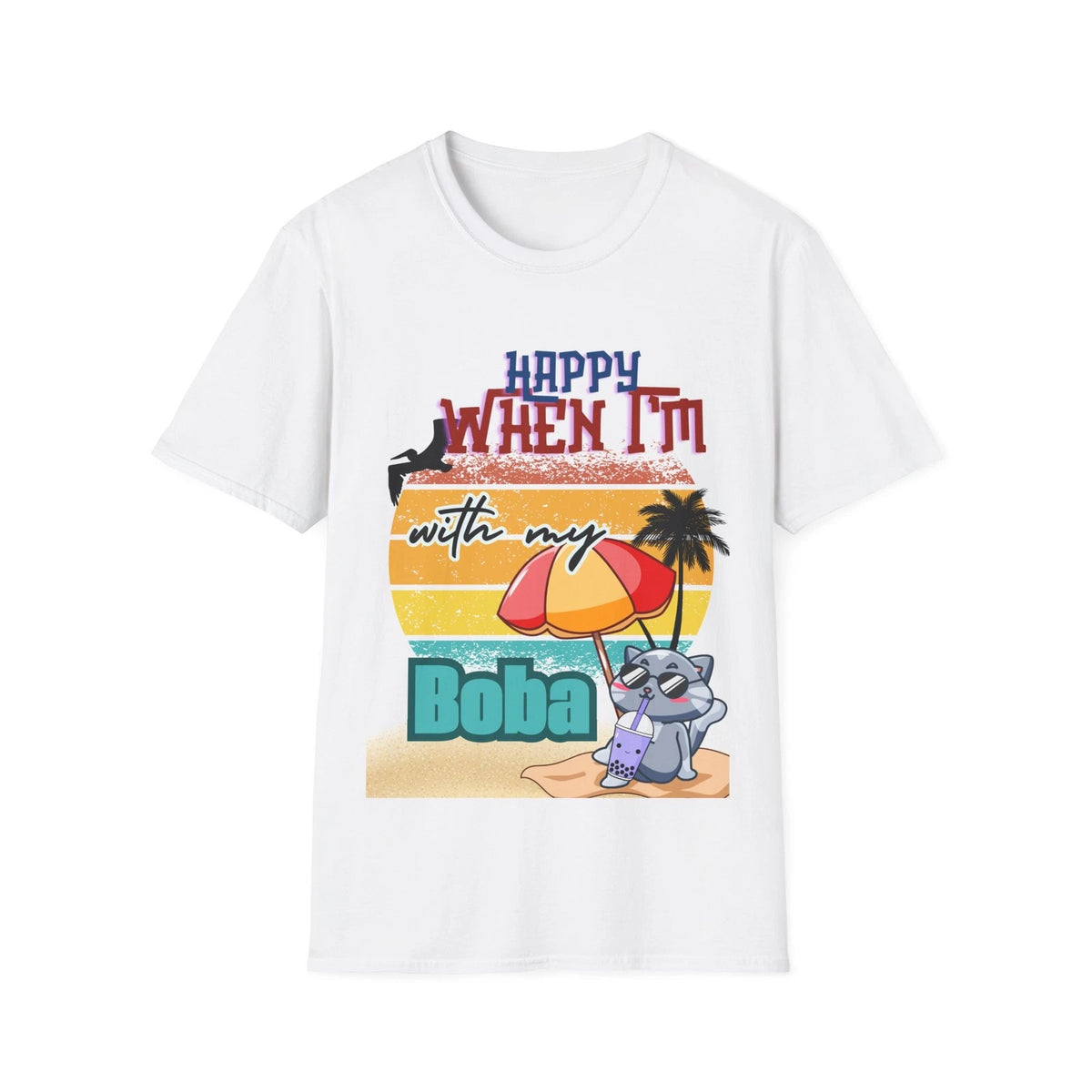 Cute boba T-Shirt, Summer Apparel, Gift for Boba Lovers, Milk tea Graphic Tee