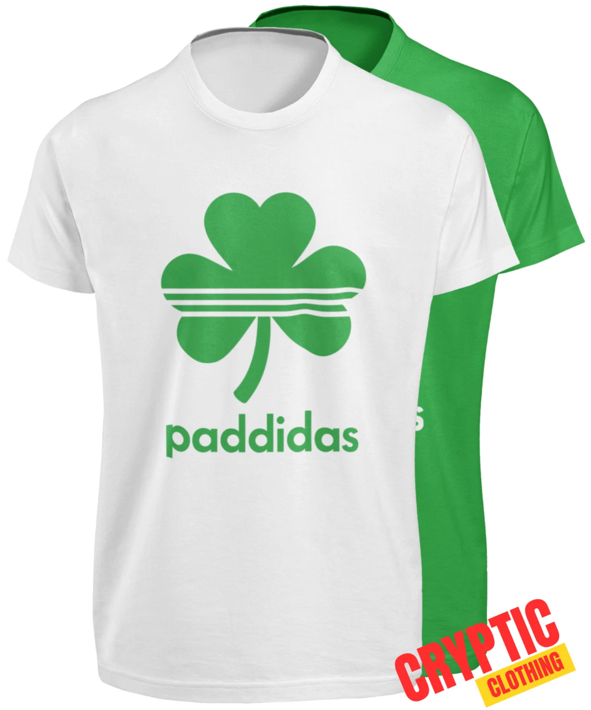 Paddidas Funny St Patrick's Day T SHIRT S-3XL Lucky Irish Shamrock Joke GIFT TEE