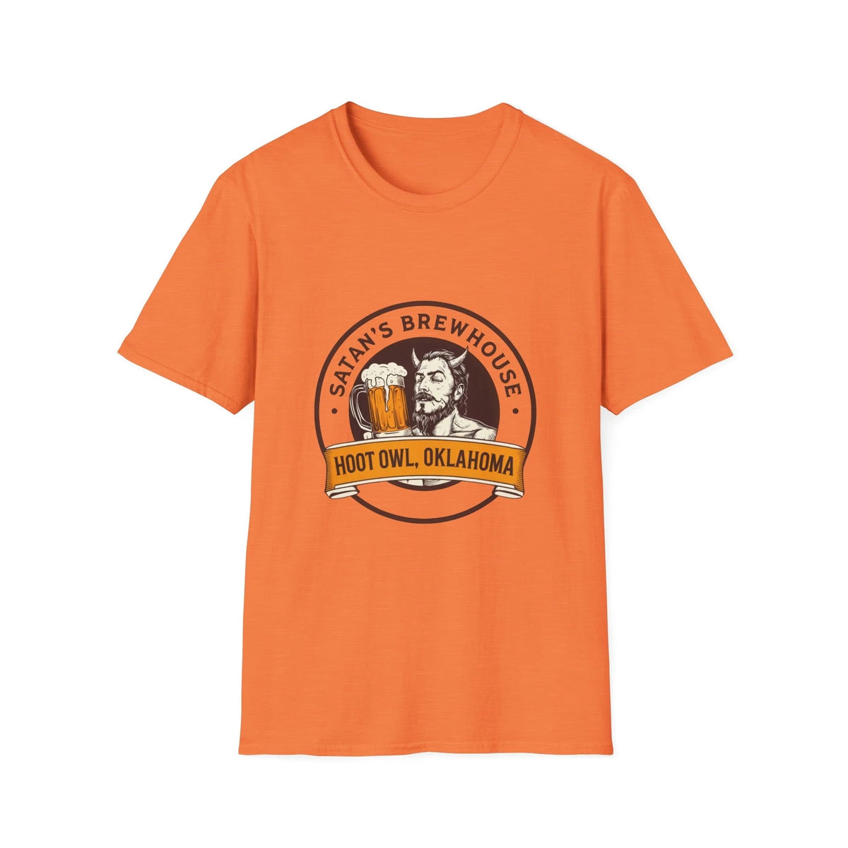 Satan's Brewhouse Funny Beer Lover's T-Shirt for Pub Crawls and Parties Brewery